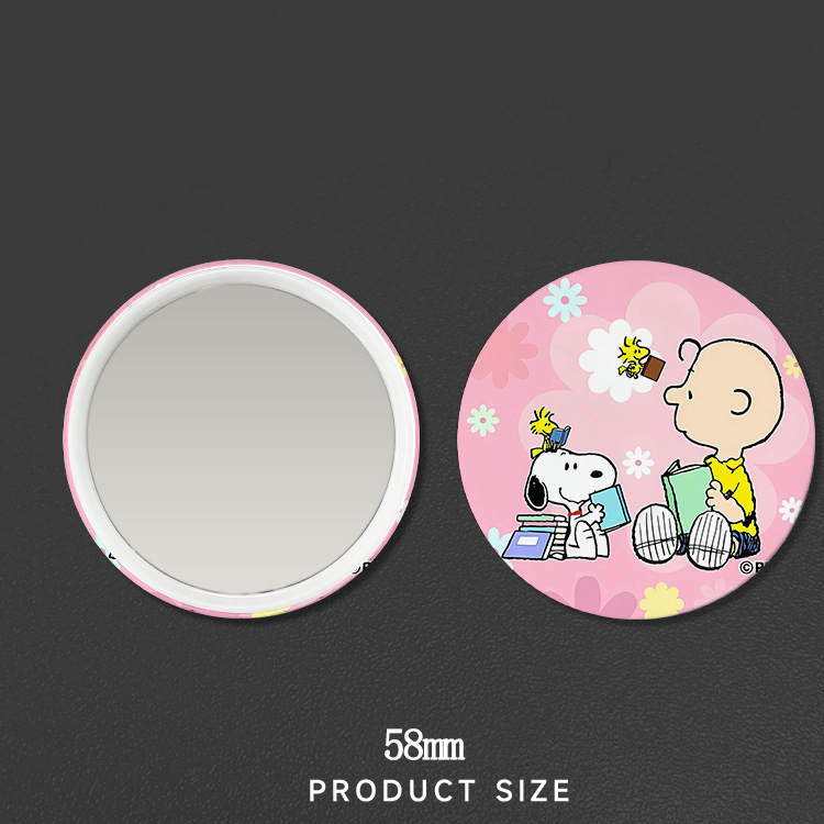 New Snoopys Badge Mirror Woman - Anime Girl Merchandise 评论和价格