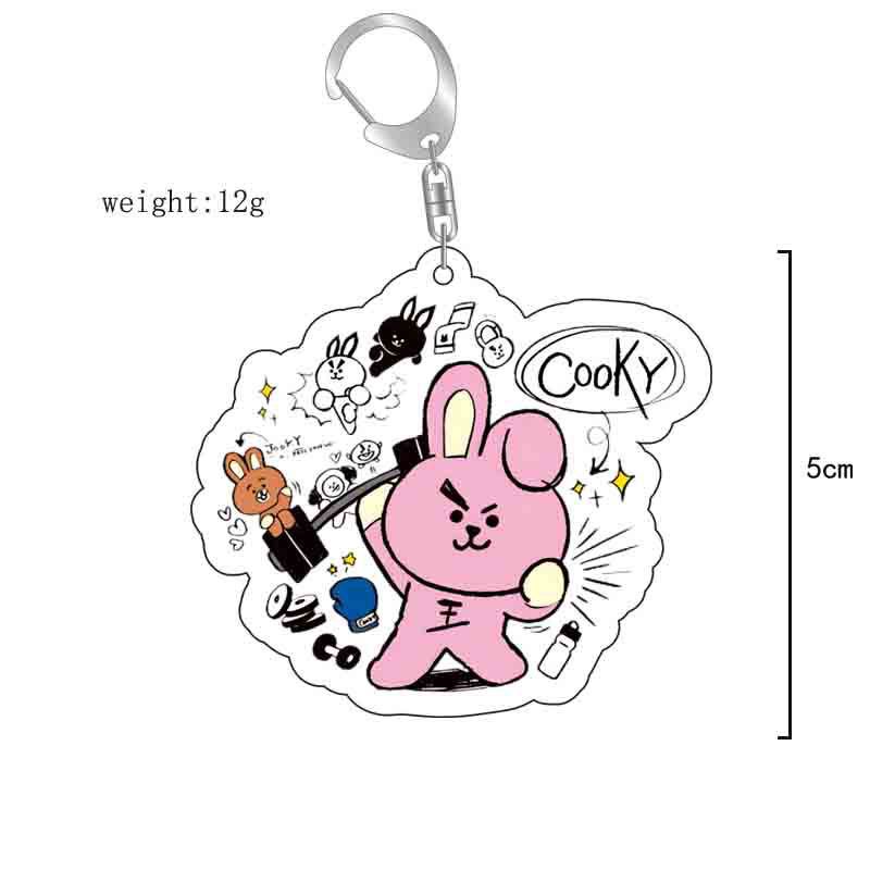 BT21 anime cartoon cute acryli - Anime Girl Merchandise 评论和价格