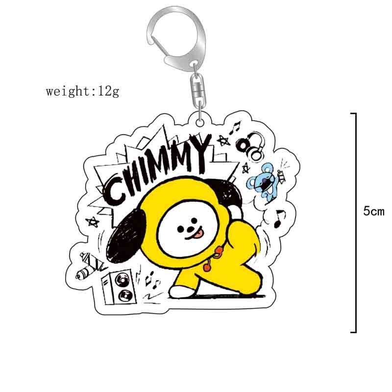 BT21 anime cartoon cute acryli - Anime Girl Merchandise 评论和价格