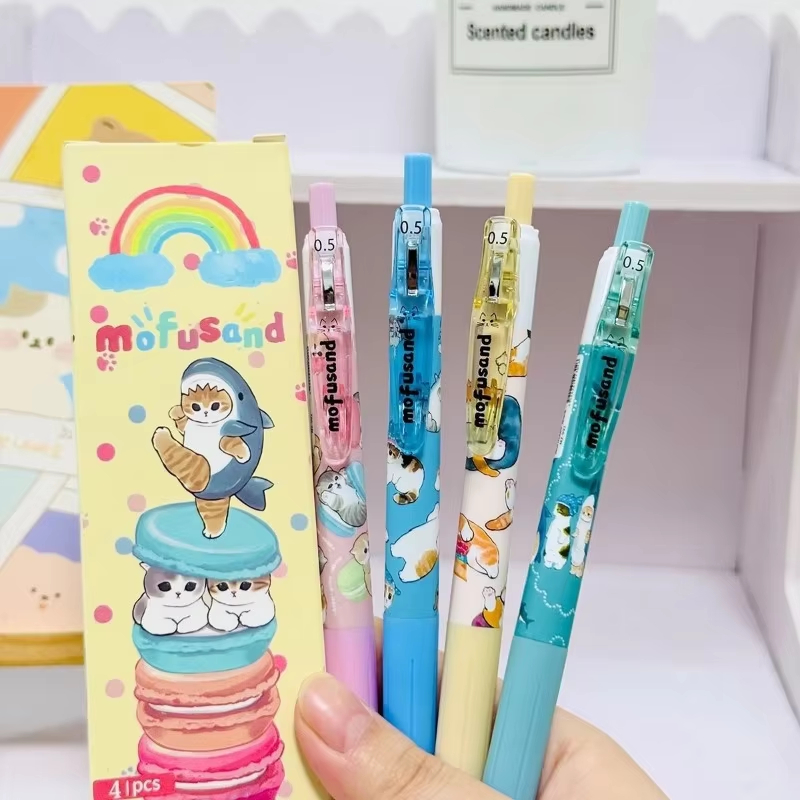 4 pcs Mofusand Creative Cute A - Anime Girl Merchandise 评论和价格