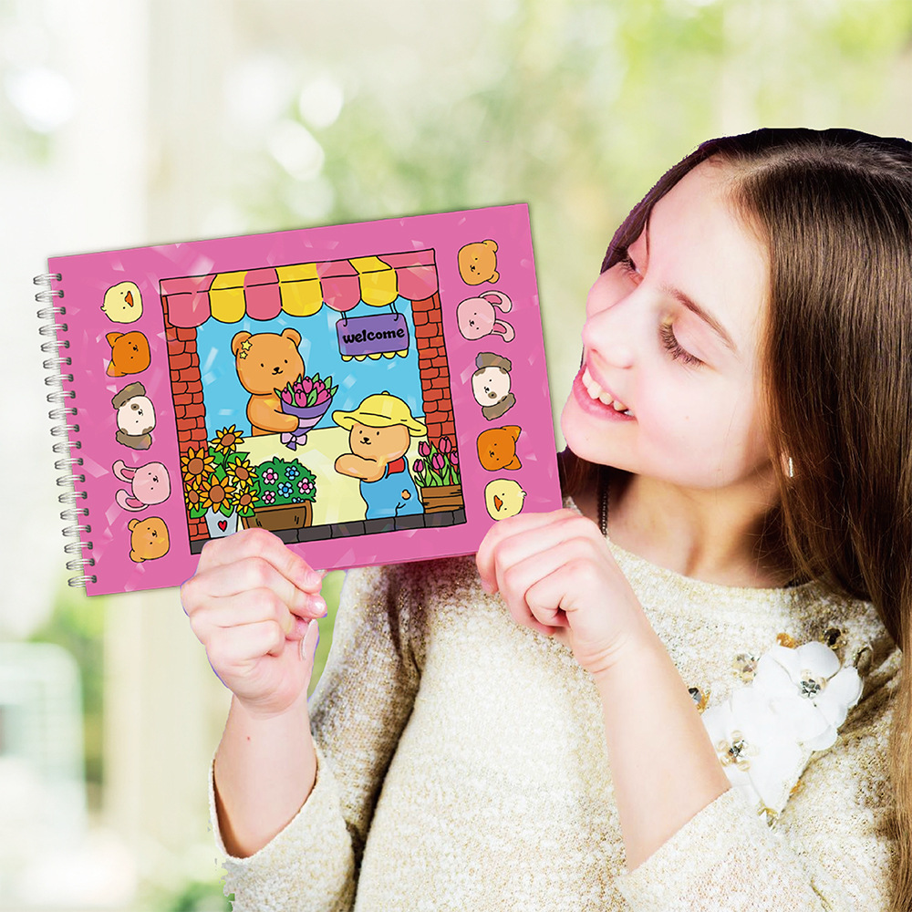 Adorable Bear Coloring Book Se - Sticker Sheet Set 评论和价格