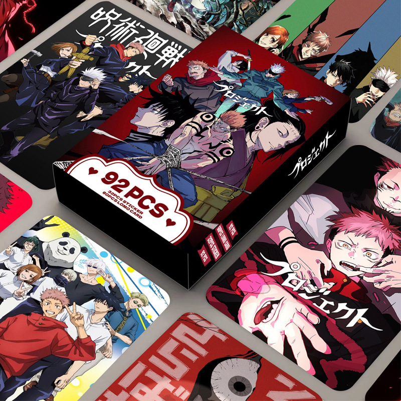92 Pcs Cards Jujutsu Kaisen Do - Anime Jujutsu Kaisen Merchandise 评论和价格