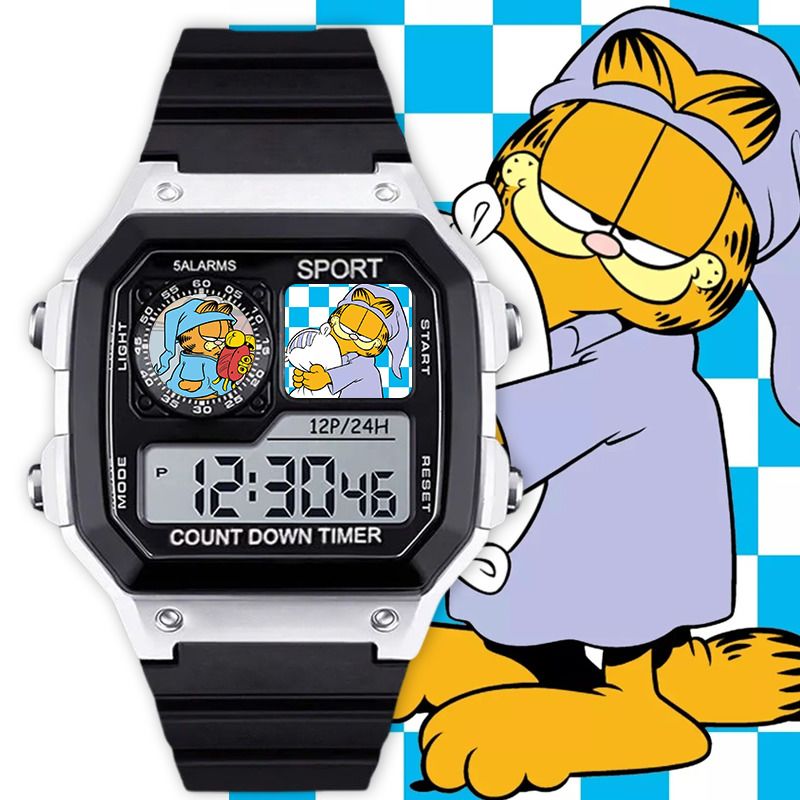 Garfield cartoon cute student  - Anime Girl Merchandise 评论和价格