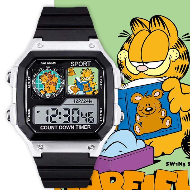 Garfield cartoon cute student  - Anime Girl Merchandise 评论和价格