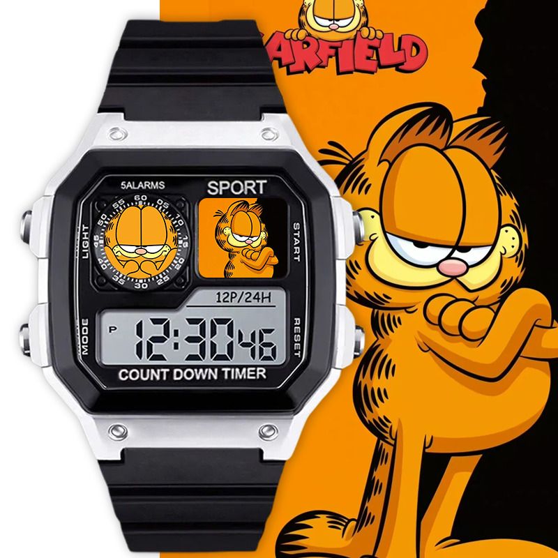 Garfield cartoon cute student  - Anime Girl Merchandise 评论和价格