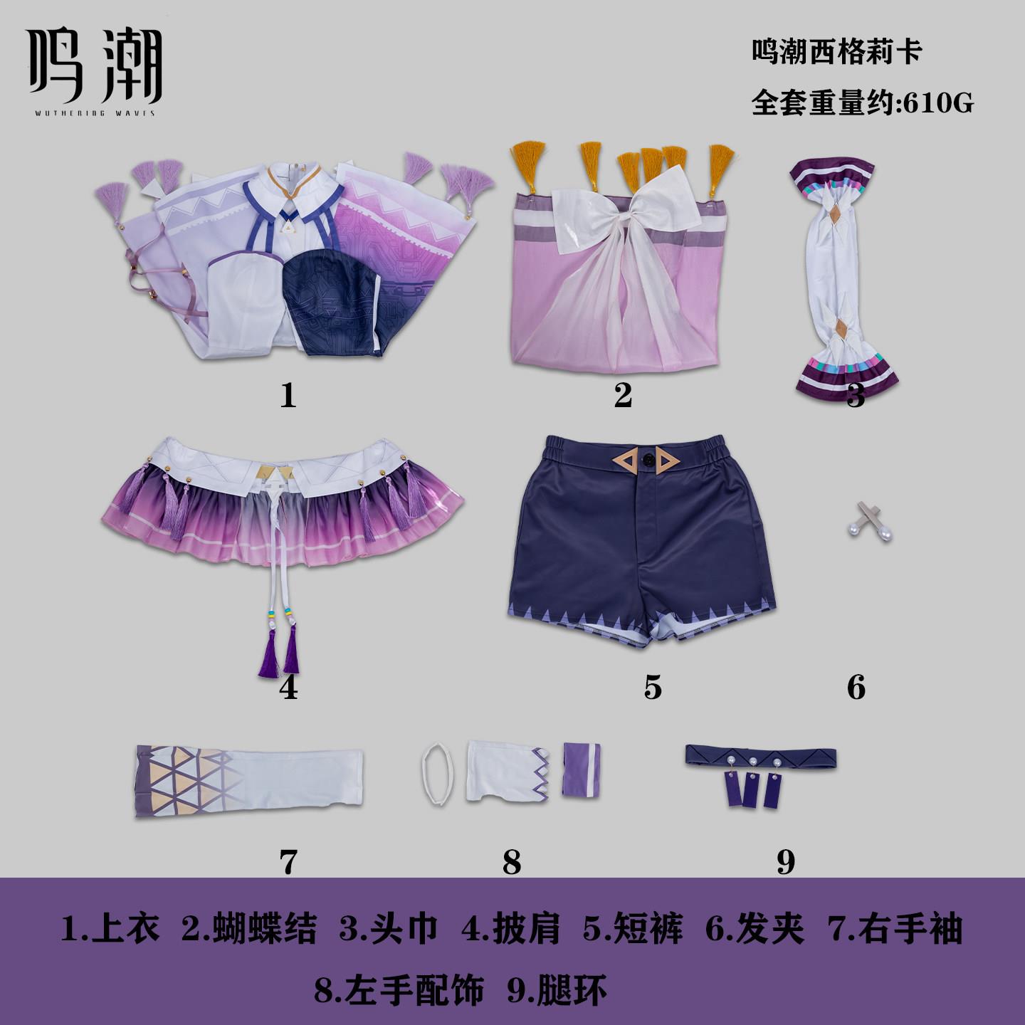 Wuthering Waves Sigrika Cospla - Anime Convention Merchandise 评论和价格